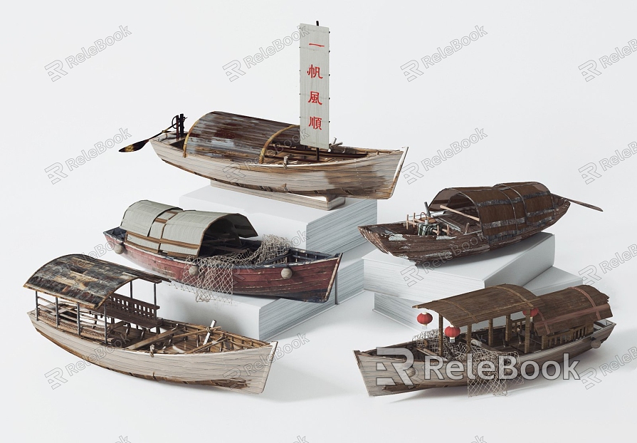 Chinese boat model