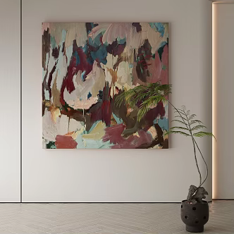 Quiet decorative painting 3d model