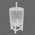 Green Cylindrical Industrial Equipment With Stand Base And Functional Top Structure