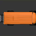 Bus School Bus Van Box Bus Tourist Bus Coach 3d model