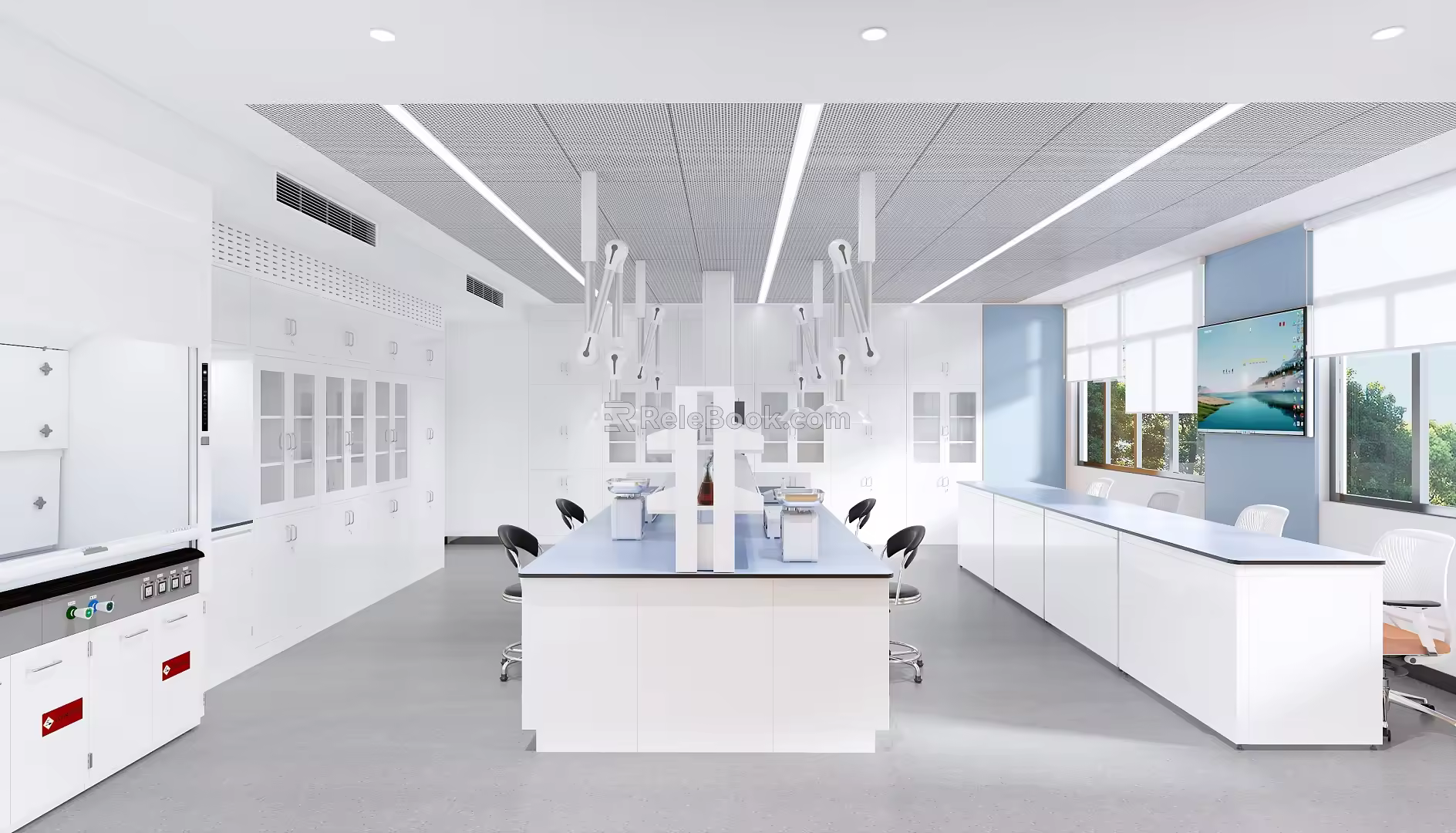 Public Security Bureau Laboratory 3d model