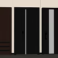 Modern security door 3d model