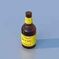 Bottle Beverage Beer 3d model