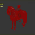 Ancient War Chariot With Decorative Armor And Horse Riding Equipment