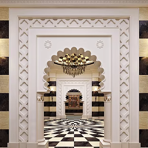 Door arch 3d model