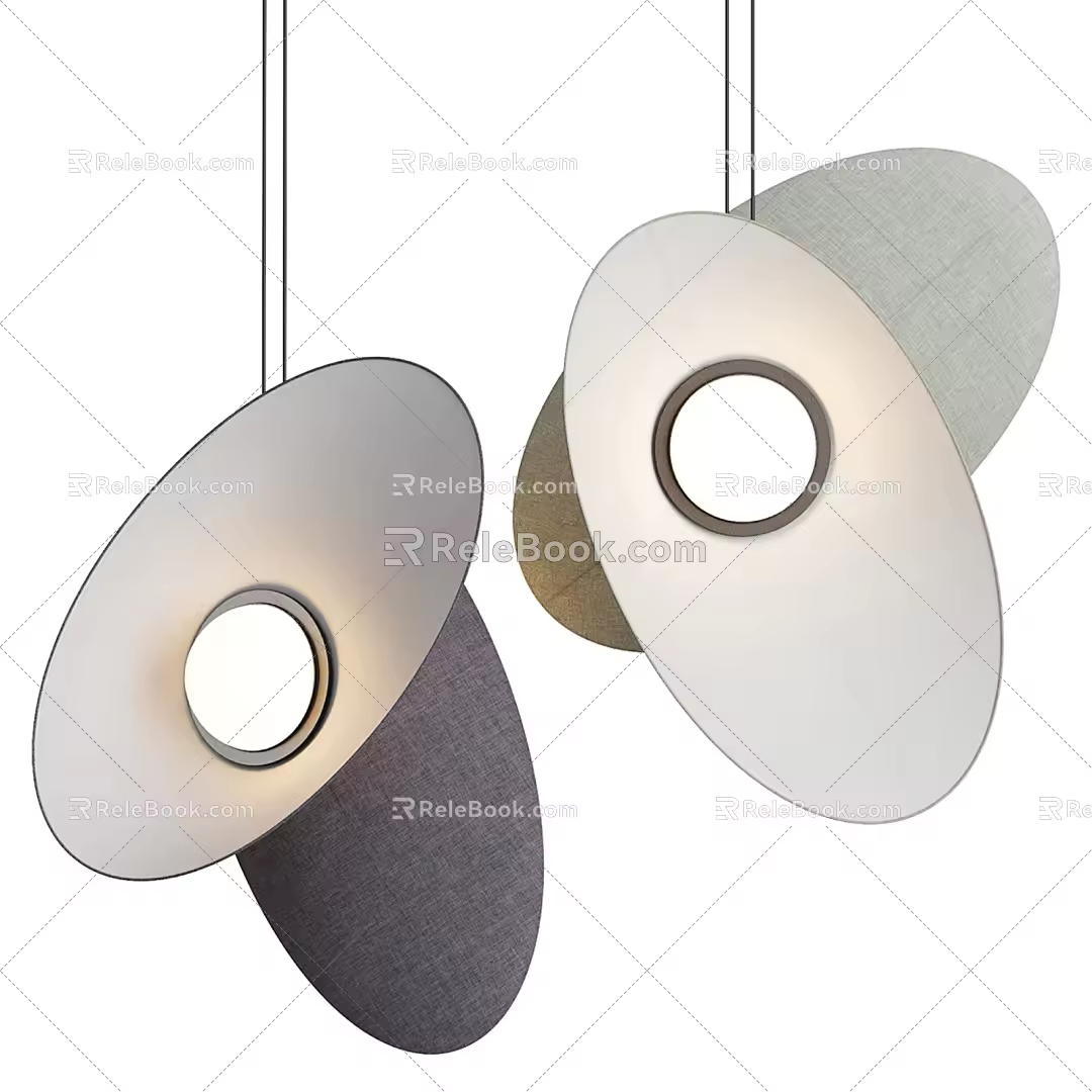 Modern chandelier 3d model