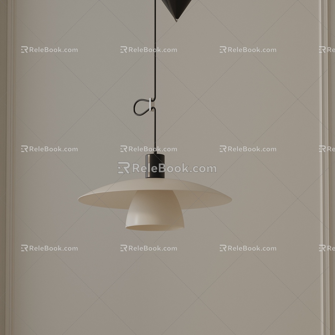 Modern chandelier 3d model