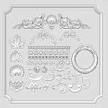 European-style Carved Combination 3d model