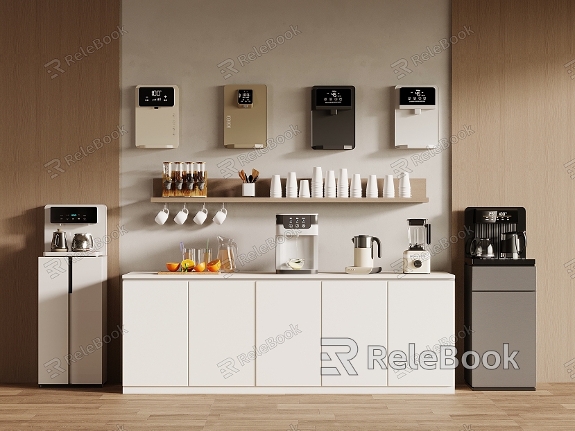 Water dispenser tea cabinet pipeline machine coffee machine model