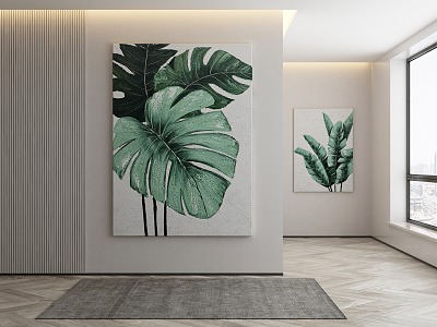 Quiet Plant Painting Decorative Painting model