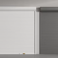 White And Gray Roller Shutters In Modern Interior Design