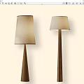 Simple floor lamp 3d model
