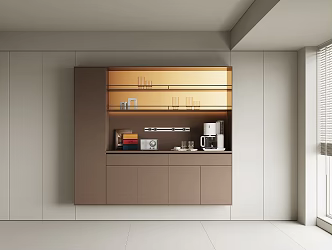 Modern Wine Cabinet Sideboard 3d model