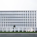 Modern Industrial Factory Building Multi-storey Factory Building Modern Factory Building Square Factory Building Multi-storey Office 3d model