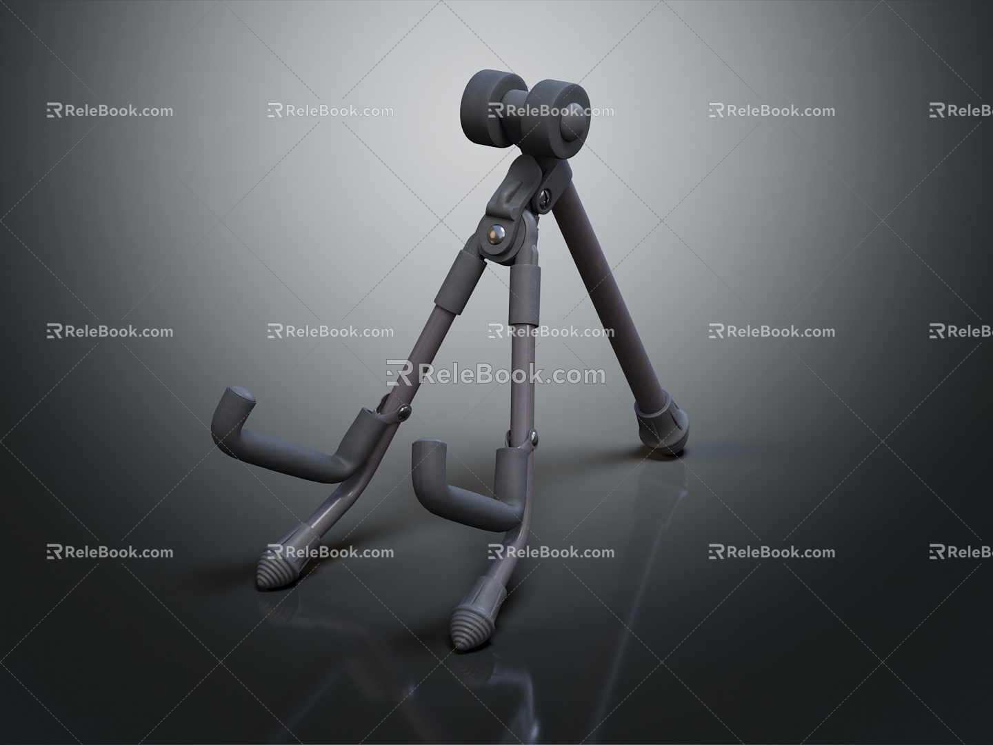 Modern stand violin ukulele stand violin stand violin stand 3d model