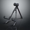 Sturdy Iron Art Tripod Stand With Heavy Duty Metal Construction And Stable Base Design