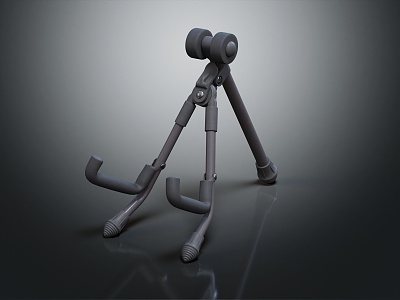 Modern stand violin ukulele stand violin stand violin stand 3d model