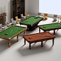 Billiard table 3d model