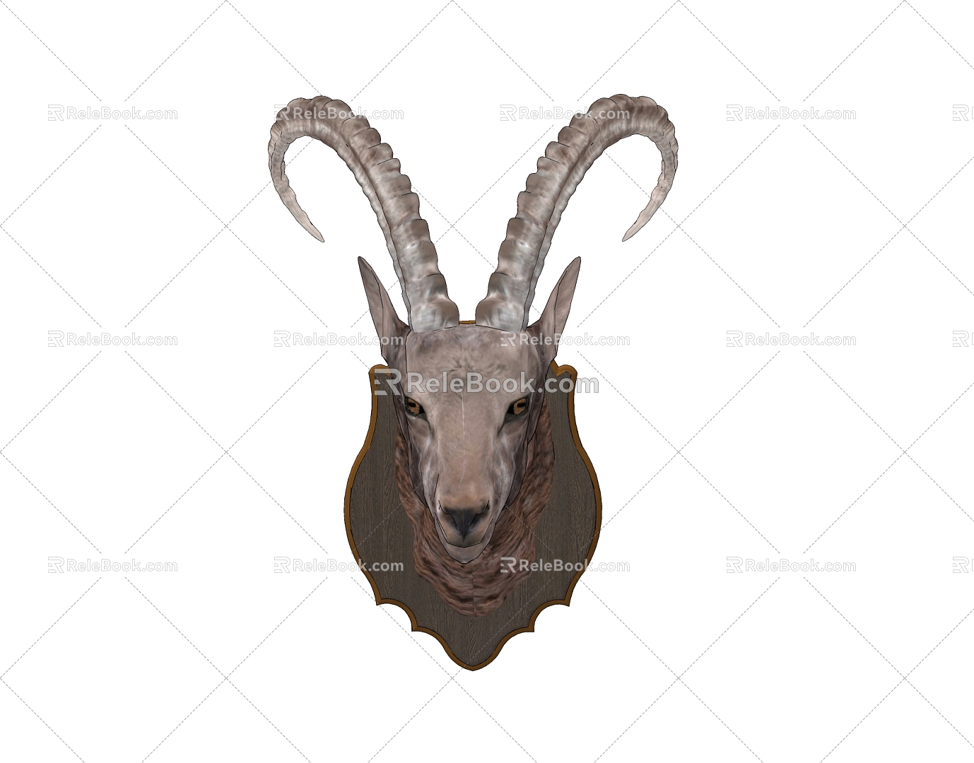 Sheephead Wall Decoration 3d model