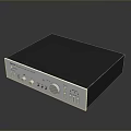 Pioneer Black and Silver Rectangular Computer Accessory with Top Heat Vents and Front Panel Knobs