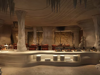 Cafeteria 3d model