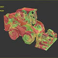 CAT Skid Steer Loader Utility Vehicle With Heavy Duty Front Bucket For Construction Work