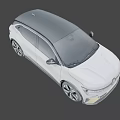 Renault Silver Sleek Crossover SUV With Modern Design And Gold Accents