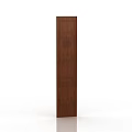 Brown Wooden Double Door With Circular Pattern Design And Smooth Surface 3d model