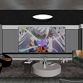 Luxurious Home Theater Interior Design With Starry Ceiling Large Projection Screen And Plush Seating