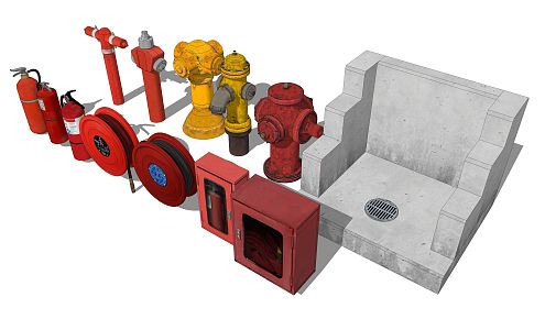 modern fire hydrant 3d model