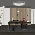 Modern study 3d model