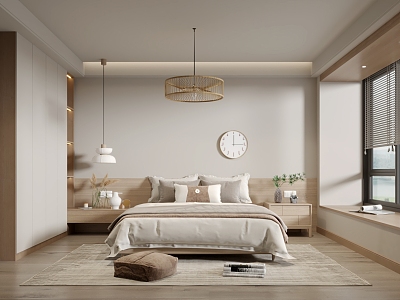 Japanese-style bedroom model