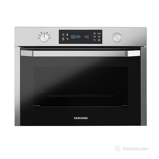 Samsung Built in Oven With Digital Display And Control Knobs As Kitchen Appliance 3d model 