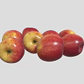 Fresh Red Ripe Juicy Apples Healthy Organic Natural Nutritious Fruits
