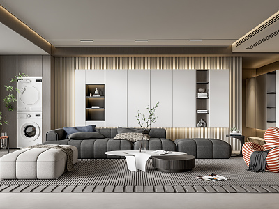 modern living room model