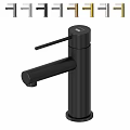 Black Modern Bathroom Faucet With Single Handle And Sleek Design