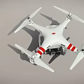 Smart Machine Drone With Four Rotors And Camera For Aerial Photography Tasks