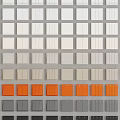 Various Colored Switch Panels With Different Designs Neatly Arranged On