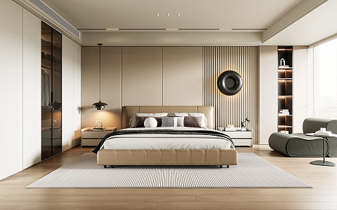 Modern Bedroom 3d model