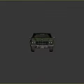 Green Vintage Sedan With Weathered Exterior And Classic Design Features