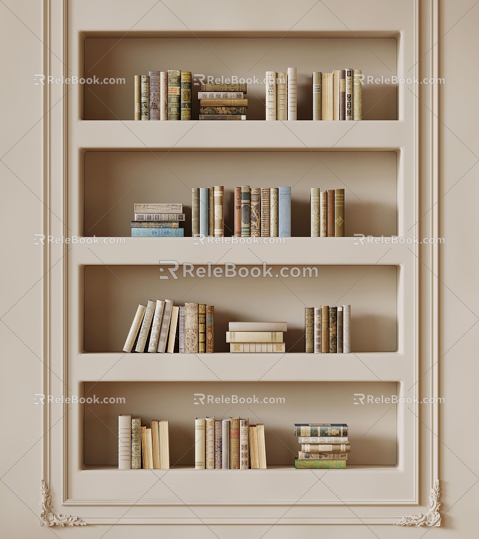 Books Books 3d model