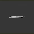 Futuristic Silver Stealth Fighter with Aerodynamic Sleek Design and Modern Structure