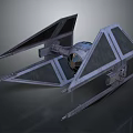 Futuristic Spacecraft Starfighter 3D Model With Interstellar Design And Aerodynamic Structure