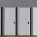 Modern Hinged Doors Design For Home Interior With Various Styles And Handles