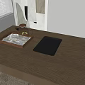 Glass Cups With Ice And Red Beverage On Wooden Tray And Black Tray