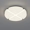 Modern LED Ceiling Light With White Sleek Design Geometric Panels And Soft Bright Illumination