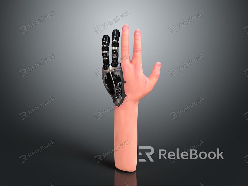 Science Fiction Gloves High-tech Gloves Mechanical Gloves Manipulator Machine Hand Machine Gloves Mecha Gloves model