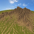 Mountain Range Forest Forest Mountain Peak Mountain Forest Mountain Ridge Geology and Geomorphology Guilin Mountains Gorge Valley Terrain Coster Western Region 3d model