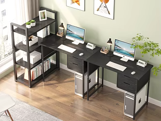 Office Desktop Decoration 3d model