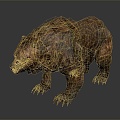 Modern Bear Big Bear Little Bear Black Bear Polar Bear 3d model